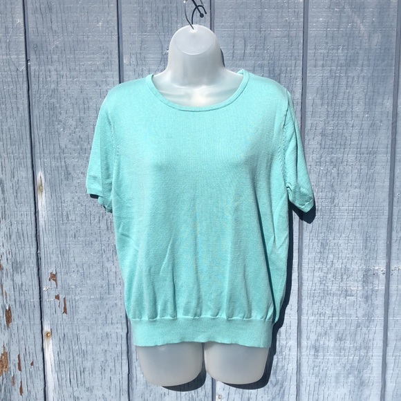 Bedford Knit short sleeve sweater top - Picture 3 of 13